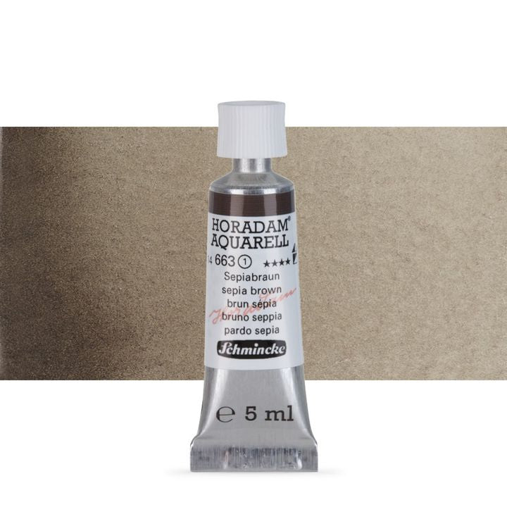 Χρώματα ακουαρέλας Schmincke Horadam σε σωληνάριο 5 ml – 663 Sepia Brown