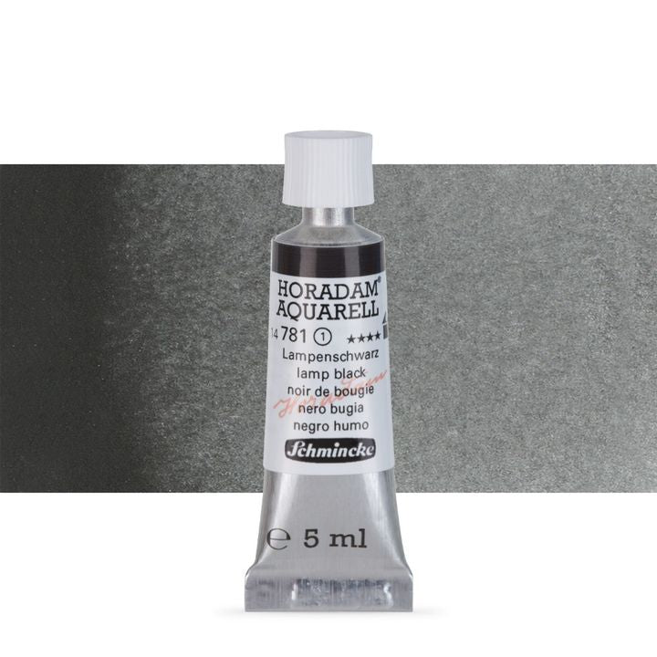 Χρώματα ακουαρέλας Schmincke Horadam σε σωληνάριο 5 ml – 781 Lamp Black