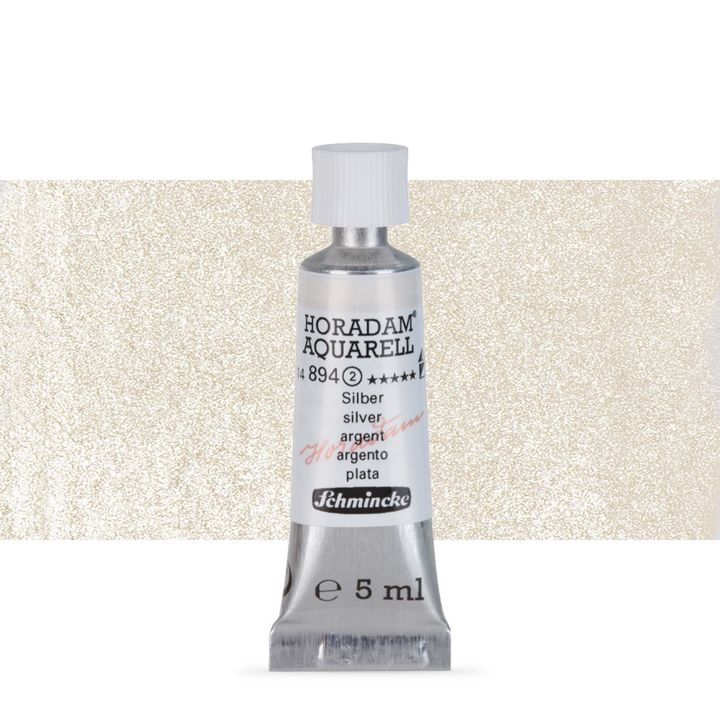Χρώματα ακουαρέλας Schmincke Horadam σε σωληνάριο 5 ml – 894 Silver