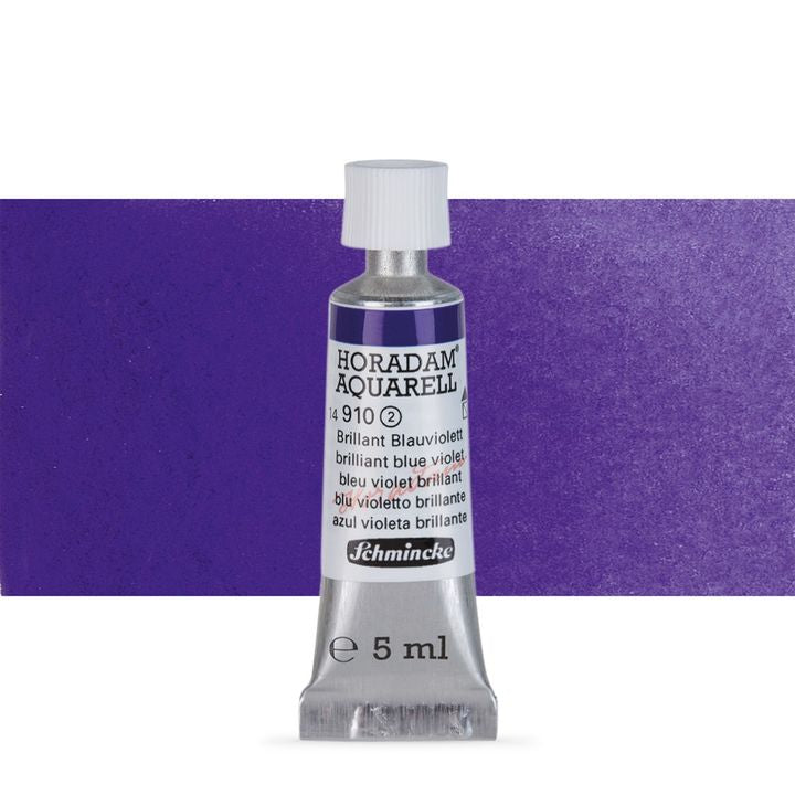 Χρώματα ακουαρέλας Schmincke Horadam σε σωληνάριο 5 ml – 910 Brilliant Blue Violet
