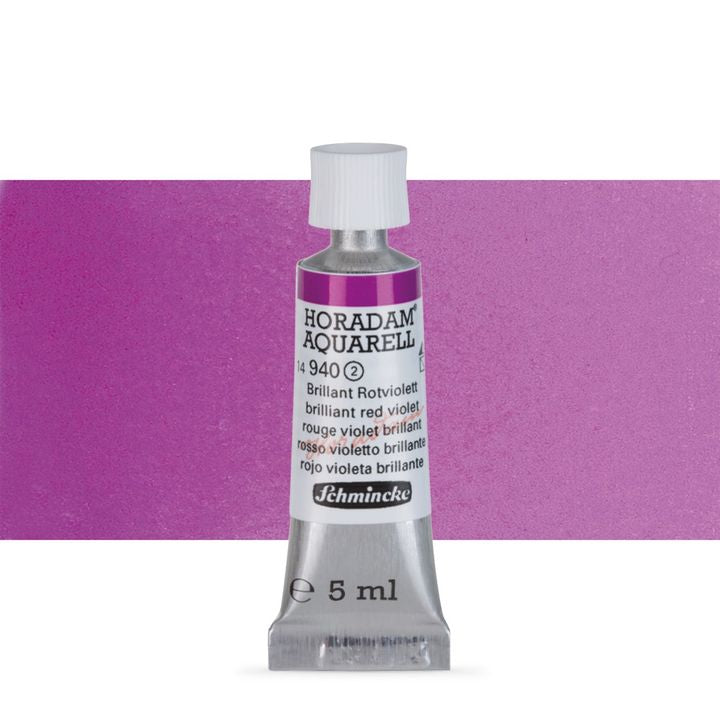 Χρώματα ακουαρέλας Schmincke Horadam σε σωληνάριο 5 ml – 940 Brilliant Red Violet