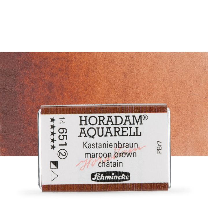 Κύβος ακουαρέλας Schmincke Horadam – 651 Maroon Brown