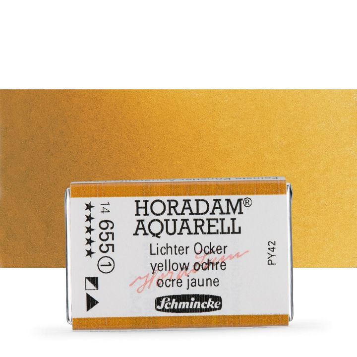 Κύβος ακουαρέλας Schmincke Horadam – 655 Yellow Ochre
