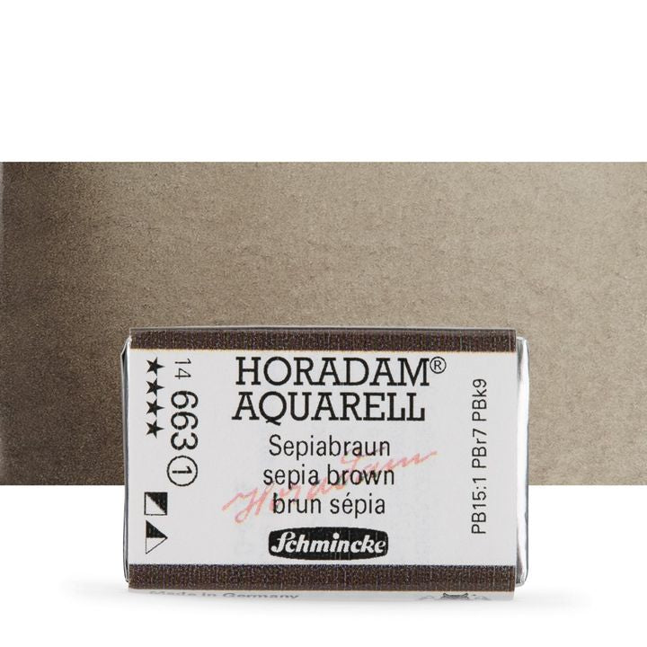 Κύβος ακουαρέλας Schmincke Horadam – 663 Sepia Brown