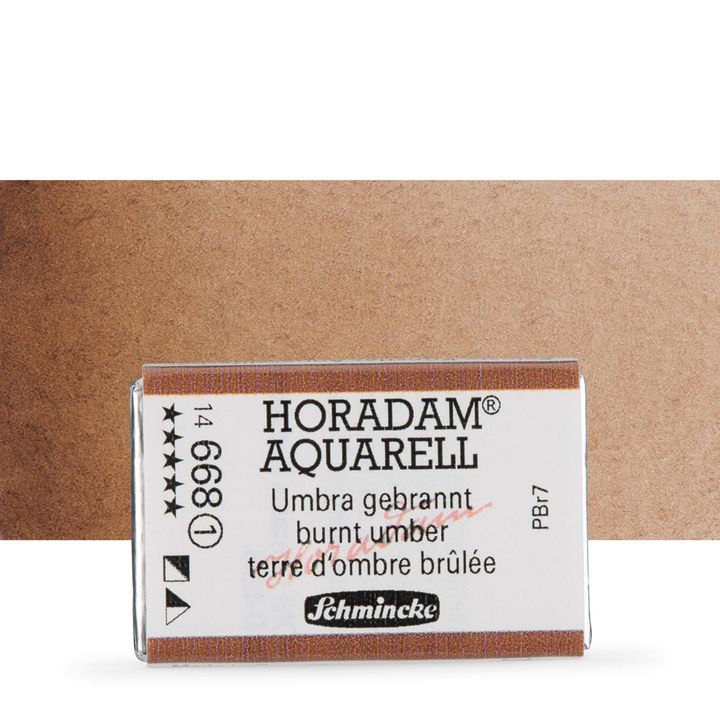 Κύβος ακουαρέλας Schmincke Horadam – 668 Burnt Umber