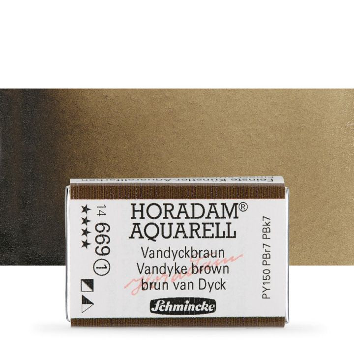 Κύβος ακουαρέλας Schmincke Horadam – 669 Vandyke Brown