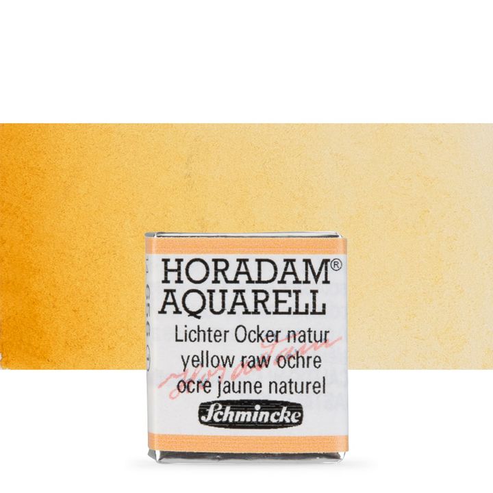 Κύβος ακουαρέλας Schmincke Horadam – 656 Yellow Raw Ochre