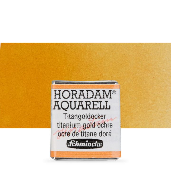 Κύβος ακουαρέλας Schmincke Horadam – 659 Titanium Gold Ochre