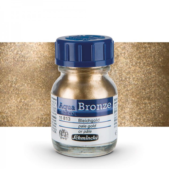 Μεταλλική σκόνη Aqua-Bronze Schmincke 20 ml – 15 813 ανοιχτό χρυσό