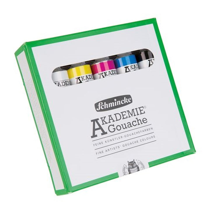 Σετ χρωμάτων γκουάς σε σωληνάρια Schmincke AKADEMIE 5 x 20 ml