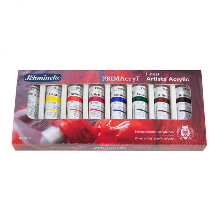Σετ ακρυλικών χρωμάτων σε σωληνάρια Schmincke PRIMAcryl 8 x 35 ml