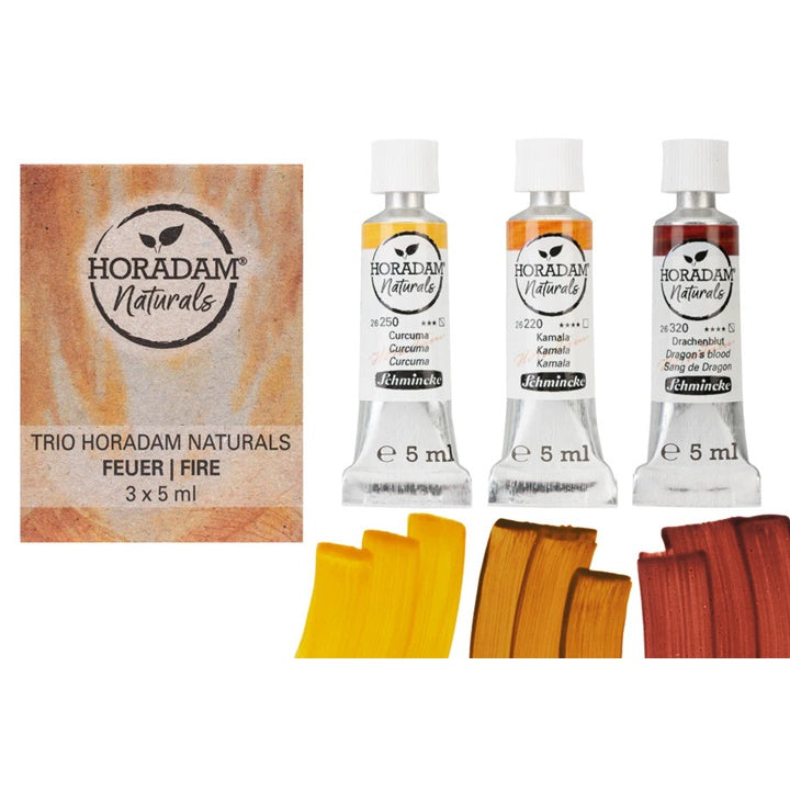 Σετ νερομπογιές Trio Fire HORADAM Naturals
