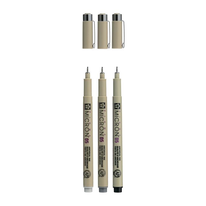 Σετ τεχνικών στυλό Sakura Pigma Micron 3 fineliners