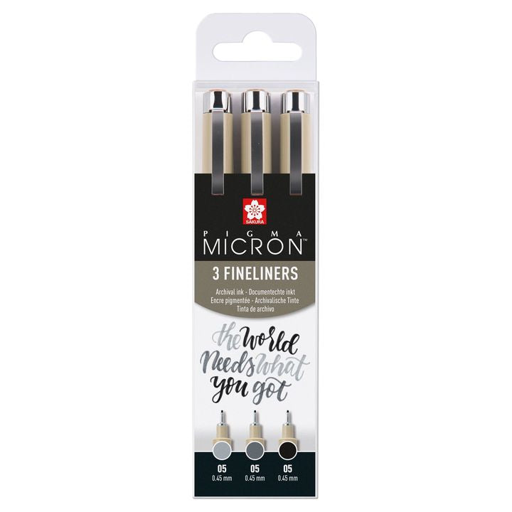 Σετ τεχνικών στυλό Sakura Pigma Micron 3 fineliners