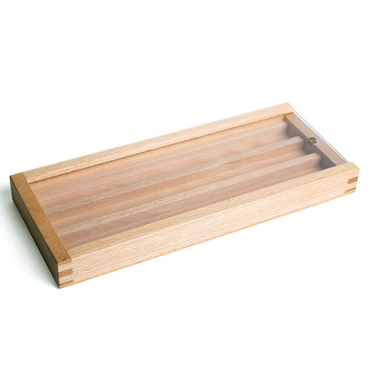 UMTON Ξύλινο κουτί για χρώματα ακουαρέλας - Plexiglass