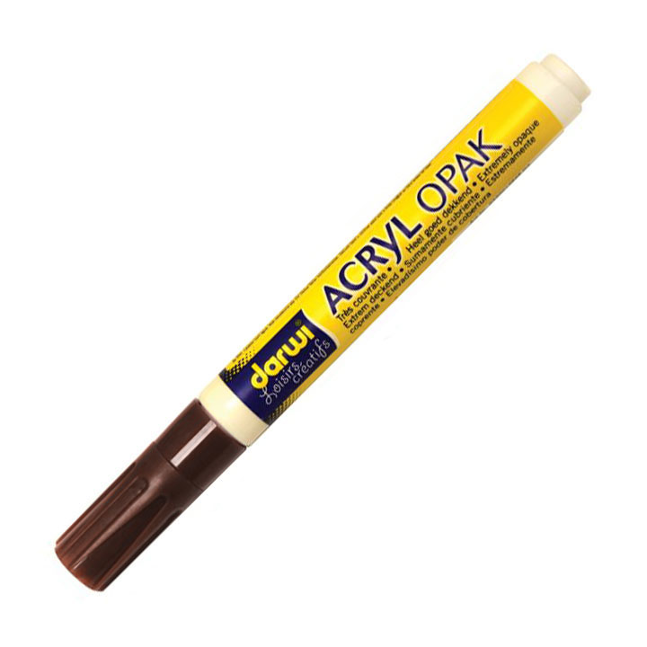 ακρυλικος μαρκαδορος ACRYL γενικης χρησεως 2mm - 6 ml – σκούρο καφέ