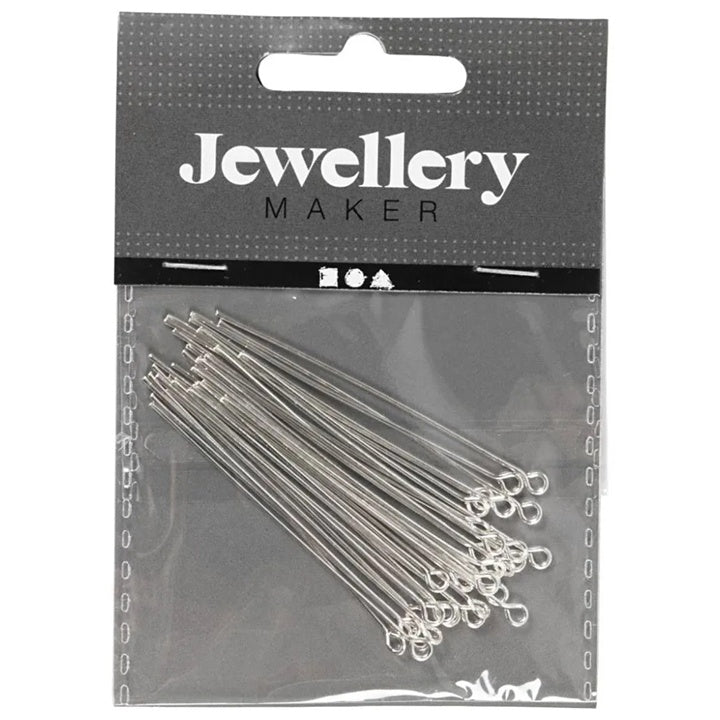 Βελόνες Eye Pin 50mm – Ασημί
