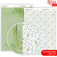 Άγρια λουλούδια A4 χαρτιά scrapbooking