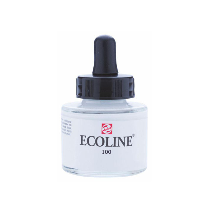 Ακουαρελα Ecoline 30 ml | διαλεξτε αποχρωση - 100 Λευκό