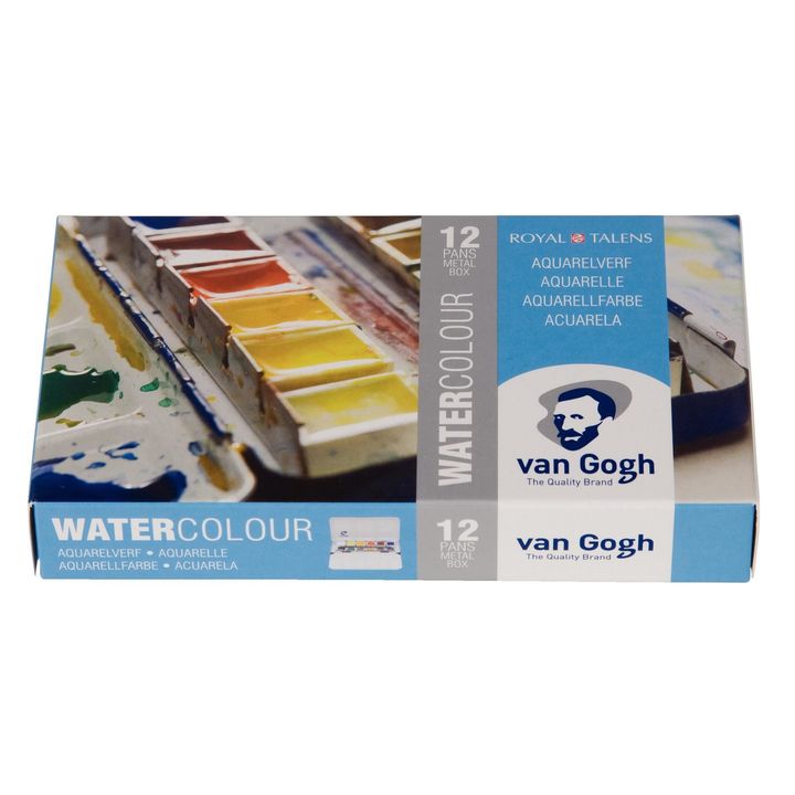 Ακουαρέλα σε μεταλλικό κουτί Van Gogh | επιλέξτε σετ