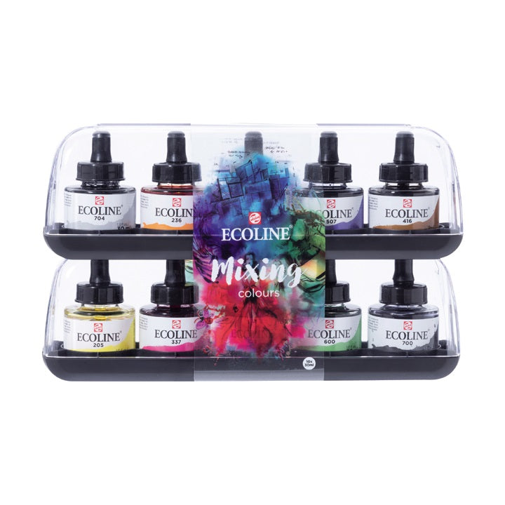 Ακουαρέλες Ecoline Sada Mixing Colours - 10 x 30 ml