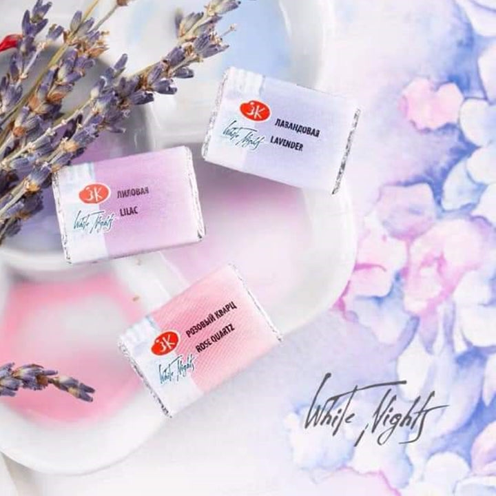 Akvarelové pastelové farby White Nights 2,5 ml | rôzne odtiene — obrázok 1