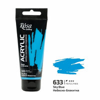 Ακρυλικό χρώμα, 60 ml, ROSA Gallery – Τιτανίου λευκό (602)
