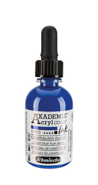 Ακρυλικό μελάνι Schmincke AKADEMIE 50 ml – 443 Κοβάλτιο Μπλε Χρώμα Βαθύ