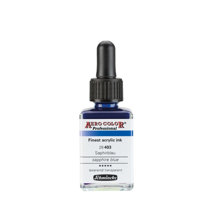 Ακρυλικό μελάνι Schmincke AERO COLOR Professional Standard 28 ml – 403 Σαπφείρι Μπλε