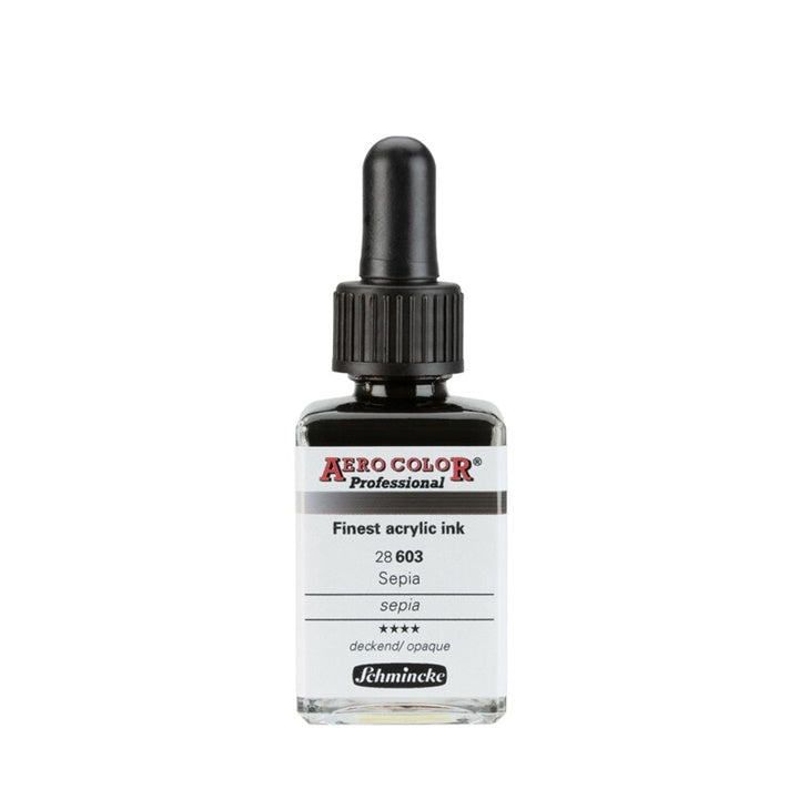 Ακρυλικό μελάνι Schmincke AERO COLOR Professional Standard 28 ml – 603 σουπιά