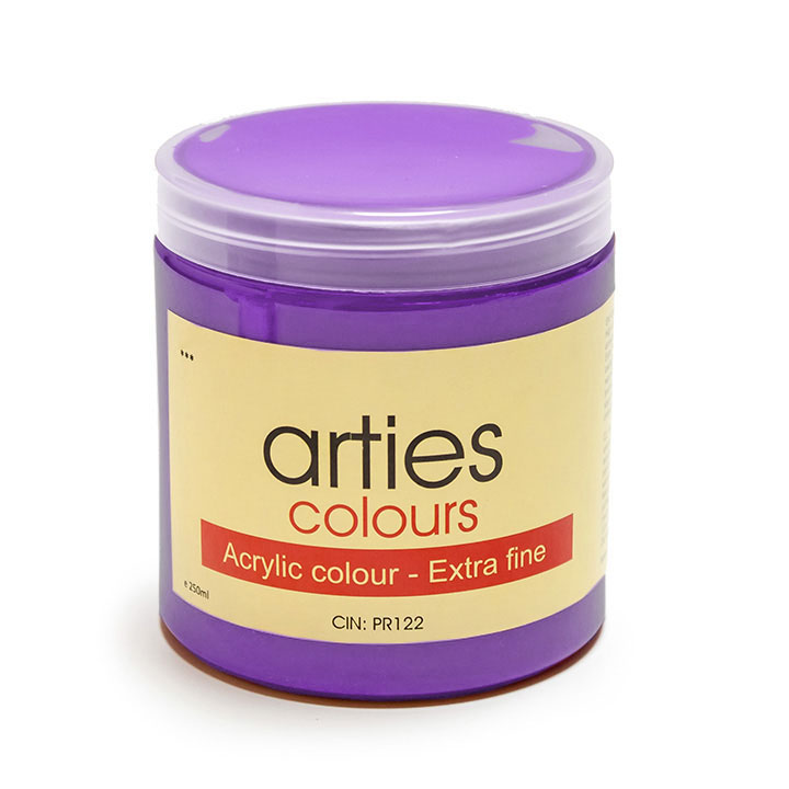 Ακρυλικά χρώματα Arties Colours 250ml, σταθερό αποτέλεσμα