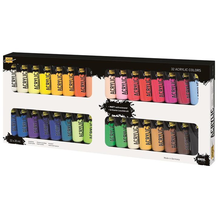 Ακρυλικα χρωματα Solo Goya - set 32 x 20 ml
