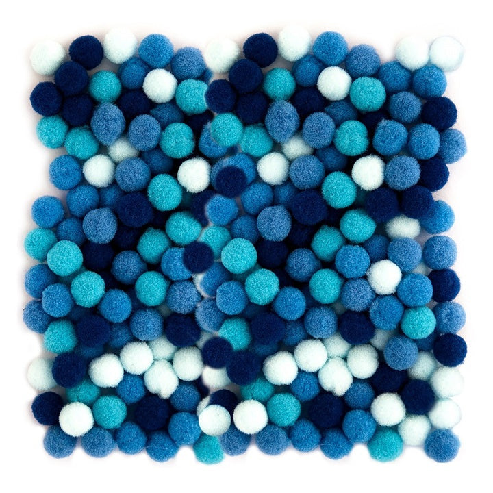 Ακρυλικά Pom Poms, 1 cm - 120 τμχ | Διάφορα χρώματα | Διάφορα χρώματα