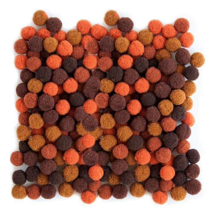 Ακρυλικά Pom Poms, 1 cm - 120 τμχ | Διάφορα χρώματα | Διάφορα χρώματα