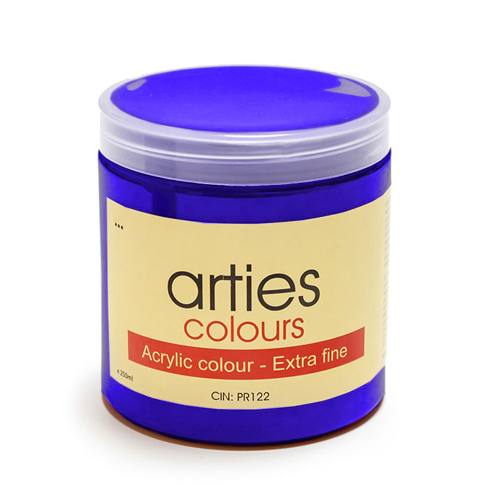 Ακρυλικά χρώματα Arties Colours 250ml, ζωντανές αποχρώσεις