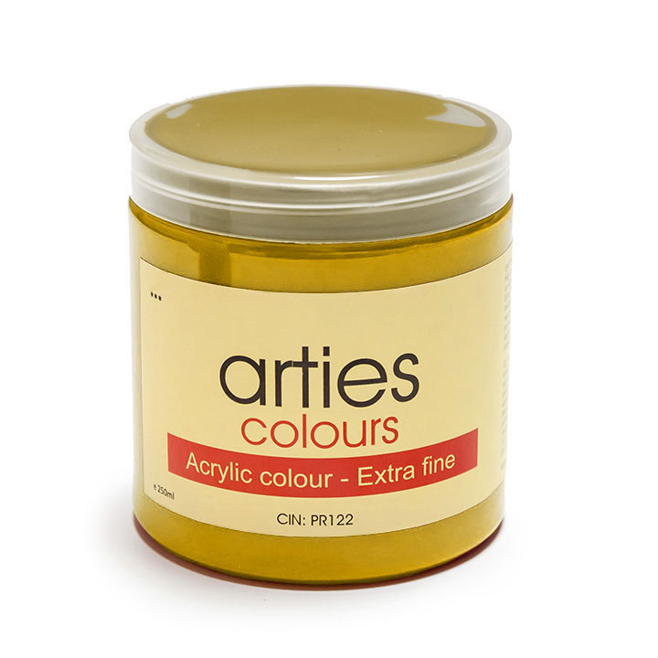 Ακρυλικά χρώματα Arties Colours 250 ml, λεπτομέρεια ετικέτας