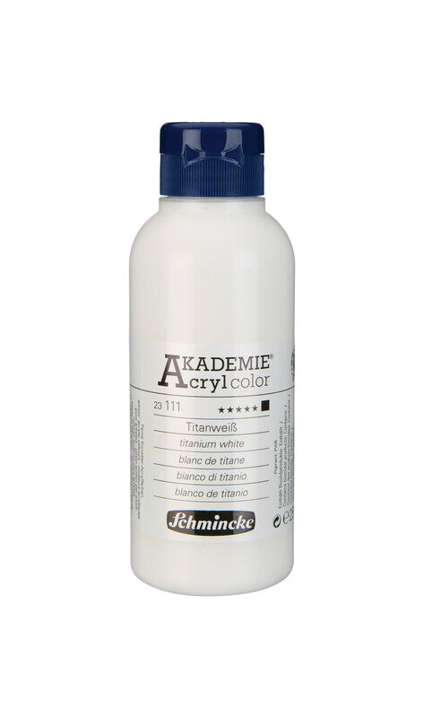 Ακρυλικά χρώματα Schmincke AKADEMIE 250 ml – 111 Τιτανίου Λευκό