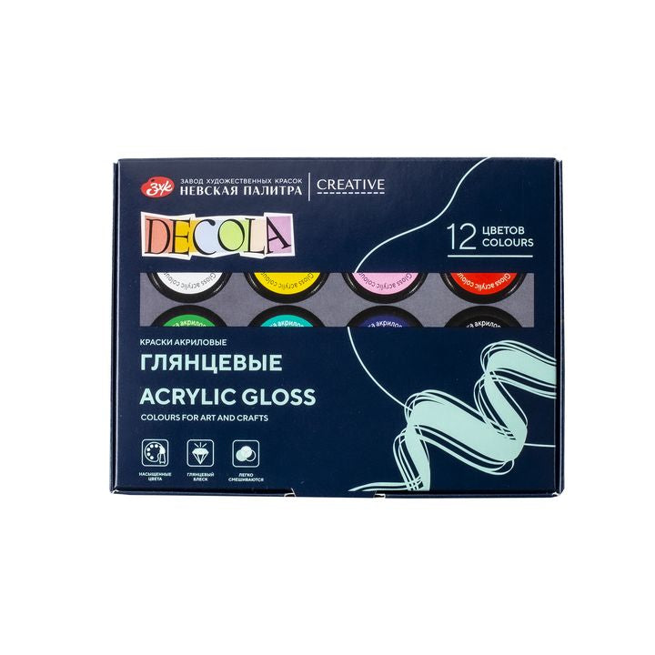 Ακρυλικο χρωμα DECOLA γυαλιστερο | διαλεξτε σετ