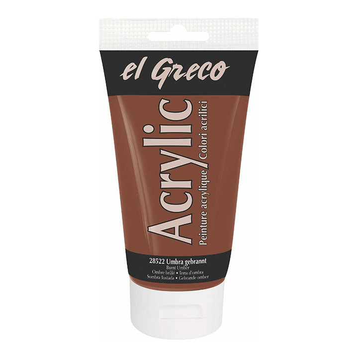 Ακρυλικο χρωμα El Greco 150 ml | διαλεξτε αποχρωση