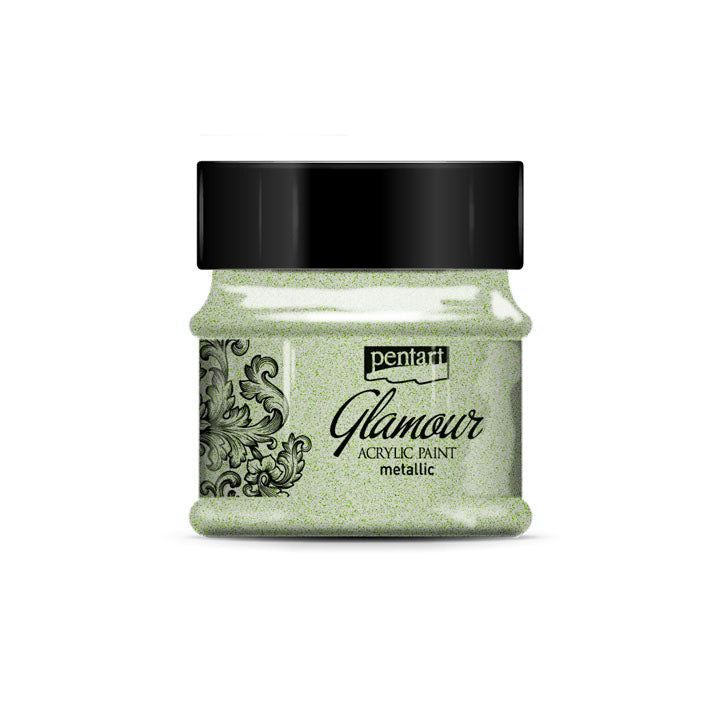 Ακρυλικο χρωμα Glamour μεταλλικο 50ml | διάφορα χρώματα