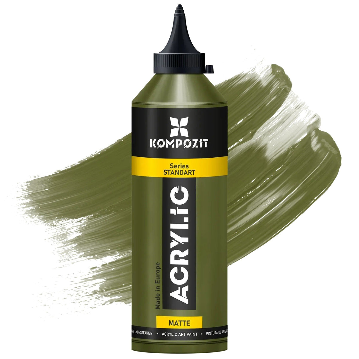 Ακρυλικό χρώμα Kompozit STANDART 500 ml – 75 Ελιά