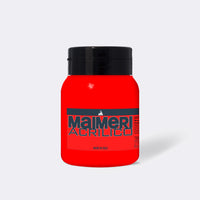 Ακρυλικό χρώμα MAIMERI Acrilico 500 ml – Κόκκινο Πυρρόλης