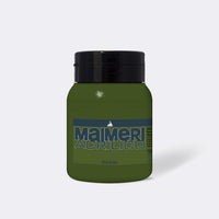 Ακρυλικό χρώμα MAIMERI Acrilico 500 ml – Λαδί Πράσινο