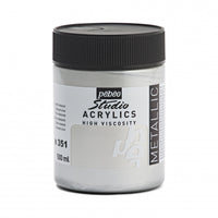 Ακρυλικό χρώμα Pebeo Studio 500 ml – Ασημί