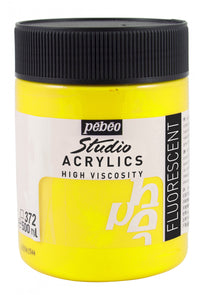 Ακρυλικό χρώμα Pebeo Studio 500 ml – Φθορίζον Κίτρινο