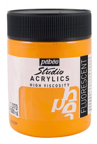 Ακρυλικό χρώμα Pebeo Studio 500 ml – Φθορίζον Πορτοκαλί