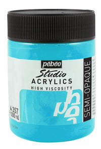 Ακρυλικό χρώμα Pebeo Studio 500 ml – Ιριδίζον Μπλε Πράσινο