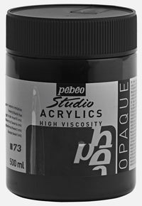 Ακρυλικό χρώμα Pebeo Studio 500 ml – Μαύρο Ελεφαντόδοντου (Απόχρωση)