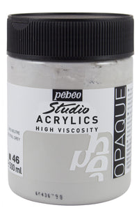 Ακρυλικό χρώμα Pebeo Studio 500 ml – Ουδέτερο Γκρι