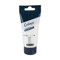 Ακρυλικό χρώμα Schmincke College Acrylic 75 ml – 100 Λευκό